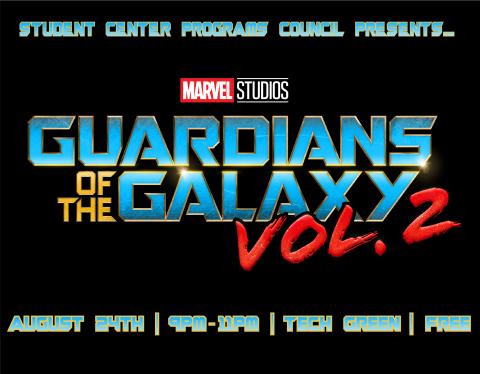 SCPC Presents Guardian's of the Galaxy Marketing on 8/24!