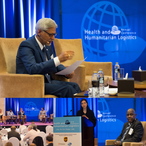 Keynote Speaker Jagan Chapagain (IFRC); Panel on Technology Innovation in Health Systems; Dr. Maha Barakat (Abu Dhabi Health Authority); Dr. Georges Ki-Zerbo, (WHO African Region)
