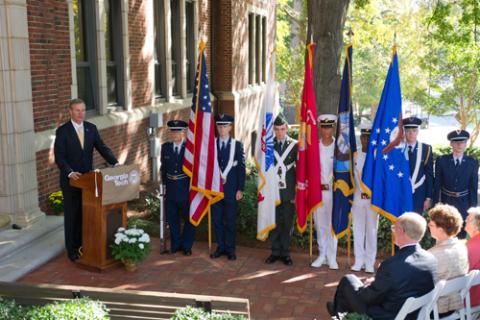 Hall Building Dedication