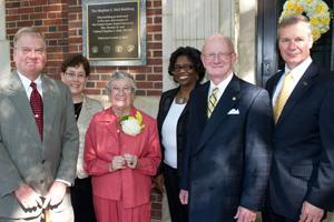 Hall Building Dedication, Group