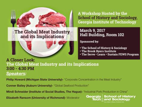 Advertisement for the HSOC Global Meat Workshop
