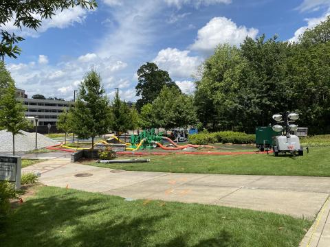 Water Main Break - June 28, 2020 - at the intersection of Hemphill Avenue and Ferst Drive