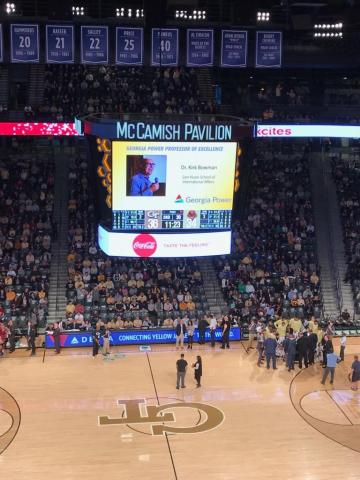 Kirk Bowman is honored as a Georgia Tech Professor of Excellence