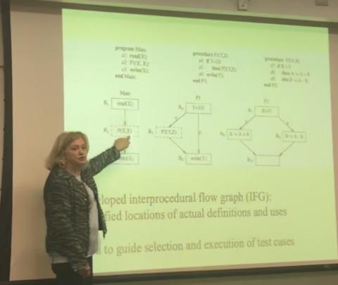 Mary Lou Soffa Lecturing 