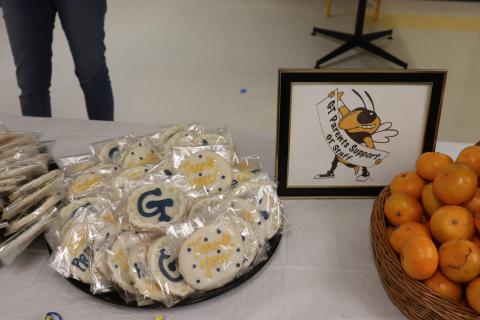 image of cookies and thank you poster