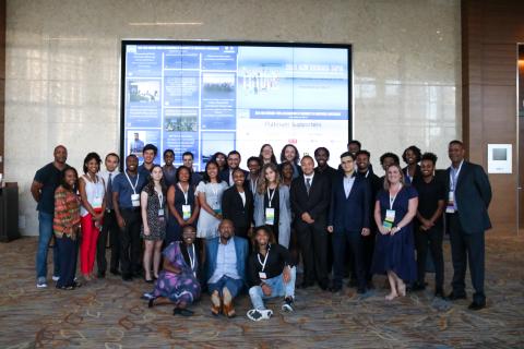 Group photo of 2019 Tapia students