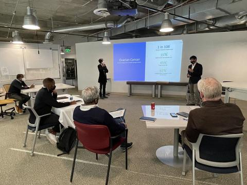 MzCare Team Presenting to Judges