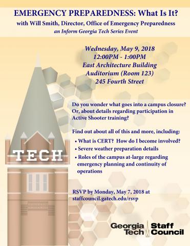Inform Georgia Tech Series - Emergency Preparedness