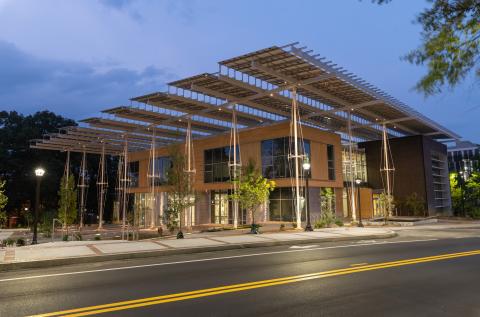 Exterior view of The Kendeda Building