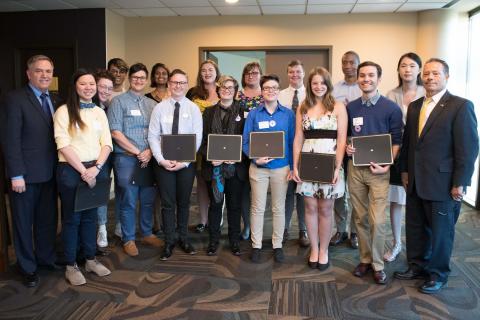 2018 Lavender Graduation students