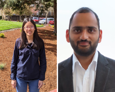 Yu-Ching Liao (left), Siddharth Ravichandran