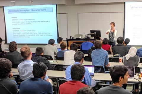 Academic presentation about machine learning at Georgia Tech