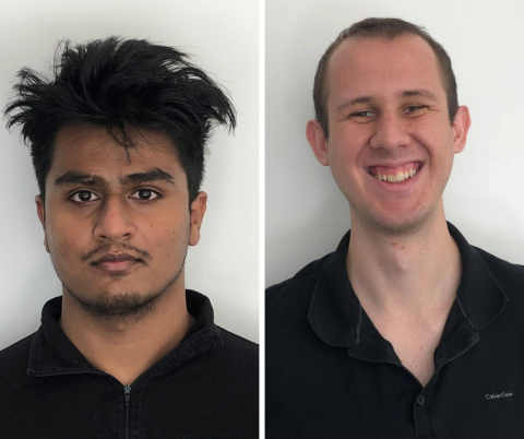 photograph of Naga Sasikanth (Sasi) Mannem and David Munzer