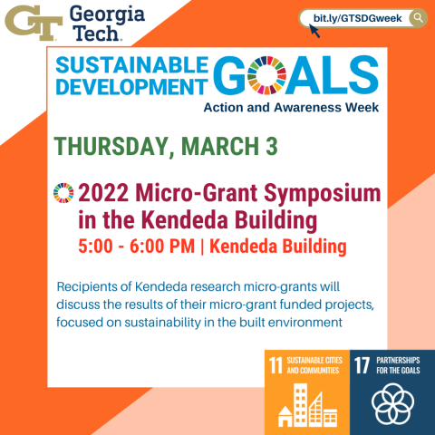 Kendeda Microgrants Symposium Graphic