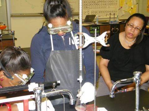 Margaret Tarver, Tri-Cities High School, Lab Shot