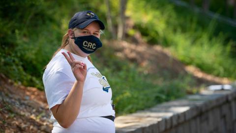 Staff Member at Fall 2020 Move-In