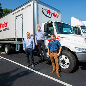 Researchers from Georgia Tech with Ryder Trucks