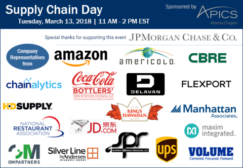 SCL March 2018 Supply Chain Day