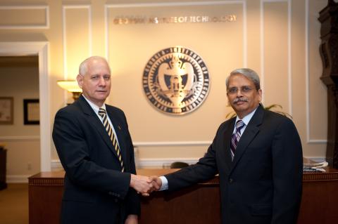 Georgia Tech and Infosys Leadership Formalize Partnership