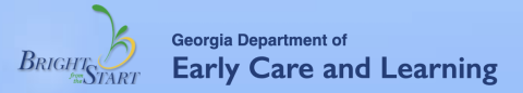Logo for the GA Department of Early Care and Learning