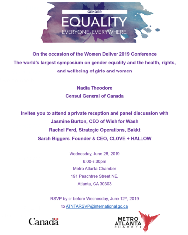 Invitation to a panel on gender equality