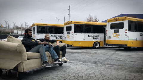 driveable counch made by georgia tech students