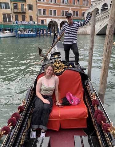Honors Program student Alex Grimmett during the Oxford Study Abroad Program in summer 2022.