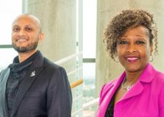 Shawn Imtiazuddin and Cynthia Moore