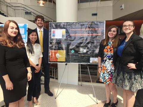 Team Lumen-ate Spring 2017, Kieu Nguyen, Sydney Holloway, John Penhallagon, Michaella Kotlowski, Lily Sandler