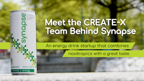 Meet the CREATE-X Team Behind Synapse: An energy drink startup that combines nootropics with a great taste.