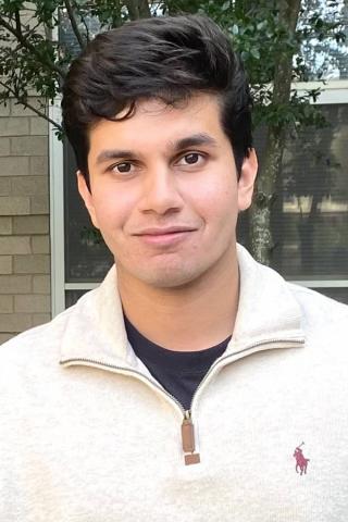 Pradyot Yadav, an electrical and computer engineering undergraduate.