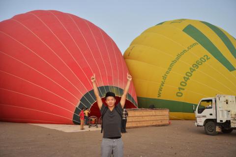 hot air balloons
