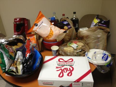 Admissions Committee Fueled by Snacks