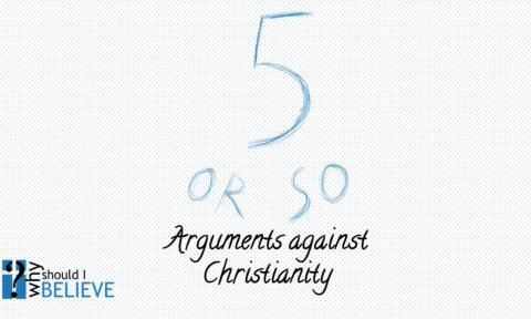 Flyer for Why Should I Believe's event 5 Or So Arguments Against Christianity on August 31, 2020.
