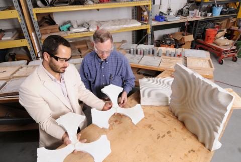 Research Horizons - Adv Manufacturing -  examine architectural cladding prototypes