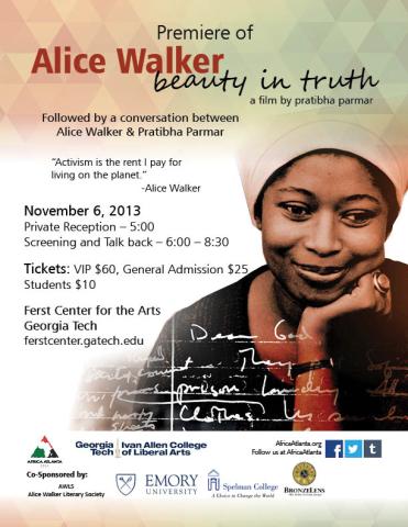 Alice Walker Flyer