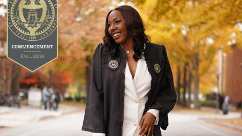 Aliyah Hill, Fall 2019 Commencement