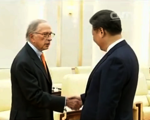 Sam Nunn meeting with President XI