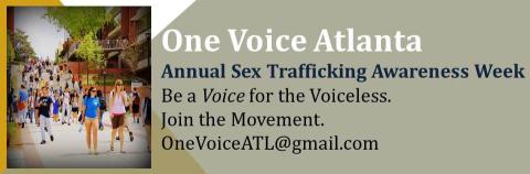 One Voice - Sex Trafficking Awareness Week