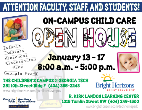 On-Campus Child Care Open House