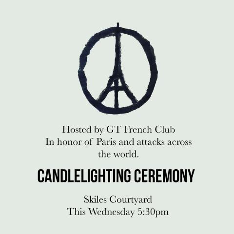 French Club Candlelighting
