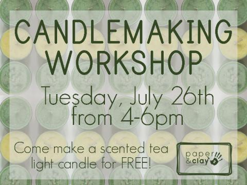 Paper & Clay presents: Candle Making!