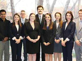 The CDC Senior Design team, which was one of the five ISyE finalists of the ISyE Senior Design competition.