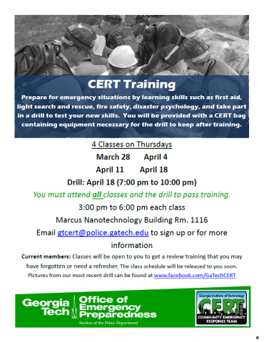 CERT Flyer