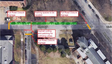 image of road impacts from chill water project
