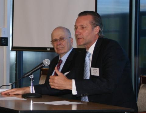 Dr. E. William Colglazier and Ambassador Tibor Tóth
