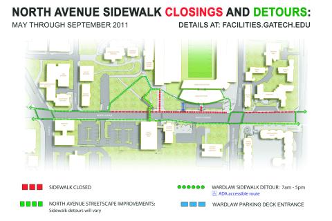 Update: North Avenue Construction Map