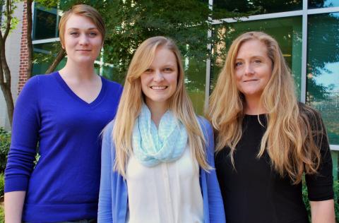 The Coulter Translational Partnership team: (left to right) Program Managers Shawna Hagen and Katie Merritt, and Program Director Rachael Hagan.