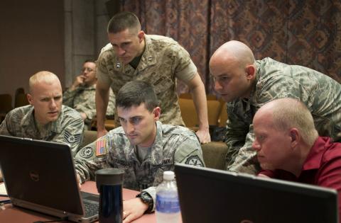 US Army cybersecurity training exercise