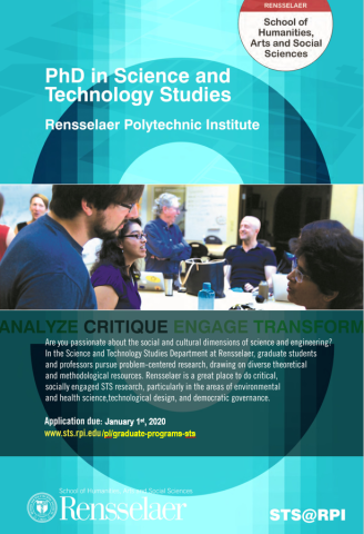 Flyer for the Science and Technology Studies Degree